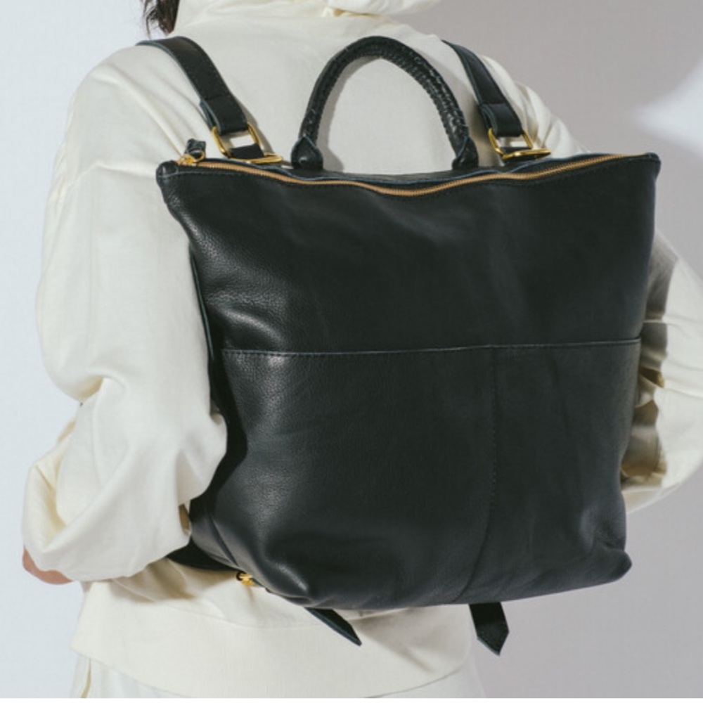 Cleobella Taylor Mama Bag Black Backpack